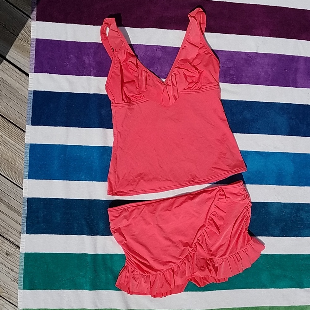 Kenneth Cole tankini and bottoms